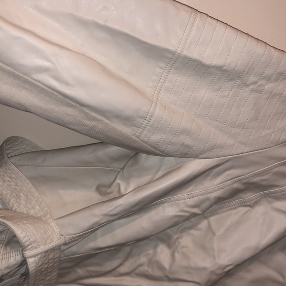 Black Rivet Faux Leather Coat - Picture 4 of 8